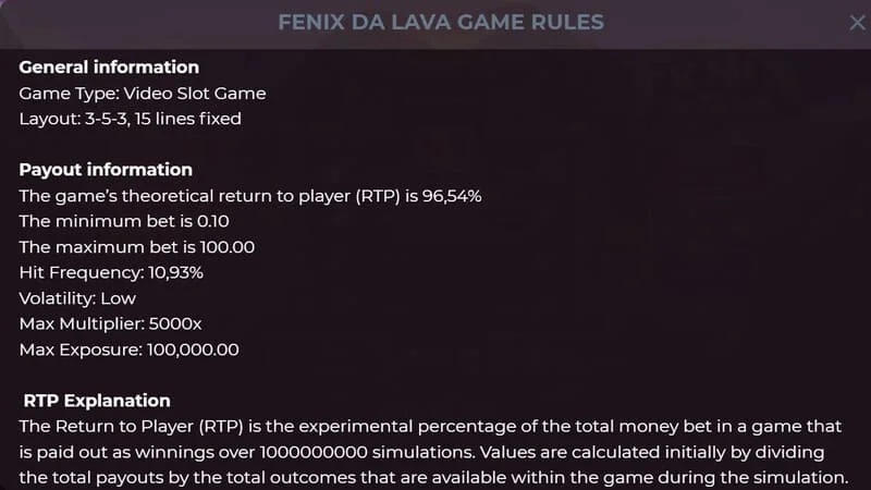 Fenix da Lava – fasta Jackpots Mini, Minor, Major och Grand